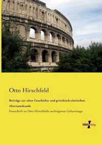 Beitrage zur alten Geschichte und griechisch-roemischen Altertumskunde