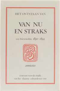 Het ontstaan van "Van Nu en Straks" - een brieveneditie 1890-1894 - annotaties