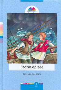 Regenboog Storm Op Zee