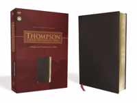 NKJV, Thompson Chain-Reference Bible, Bonded Leather, Black, Red Letter