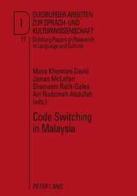 Code Switching in Malaysia