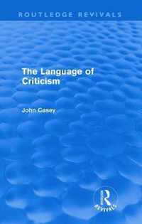 The Language of Criticism