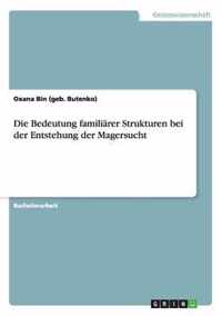 Die Bedeutung familiarer Strukturen bei der Entstehung der Magersucht