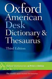 Oxford American Desk Dictionary & Thesaurus