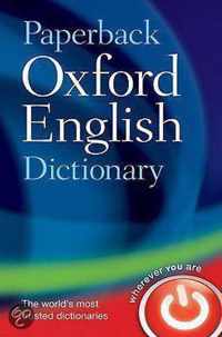 Paperback Oxford English Dictionary