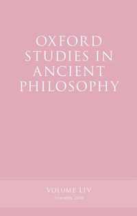 Oxford Studies in Ancient Philosophy, Volume 54