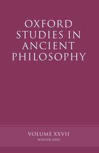 Oxford Studies In Ancient Philosophy