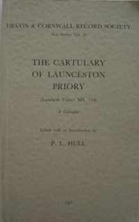 The Cartulary of Launceston Priory (Lambeth Palace MS.719)