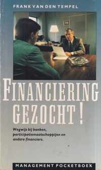 Financiering gezocht