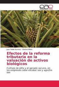 Efectos de la reforma tributaria en la valuacion de activos biologicos