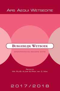 Ars Aequi Wetseditie - Burgerlijk Wetboek 2017/2018