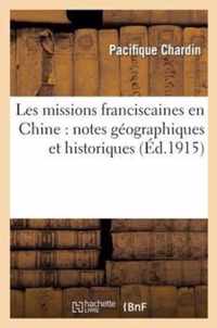 Les Missions Franciscaines En Chine