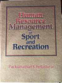 Human Resource Management in Sport and Recreation