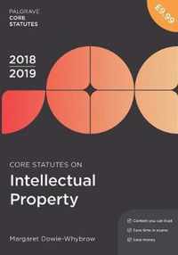 Core Statutes on Intellectual Property 2018-19