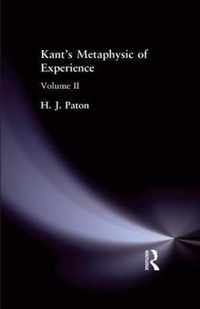 Kant's Metaphysic of Experience