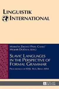 Slavic Languages in the Perspective of Formal Grammar