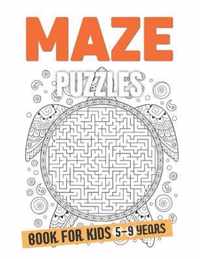 Mazes Puzzle Book For Kids 5-9 Years