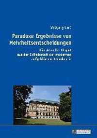 Paradoxe Ergebnisse von Mehrheitsentscheidungen