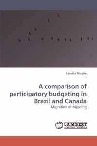 A comparison of participatory budgeting in Brazil and Canada