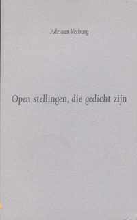 Open stellingen, die gedicht zijn