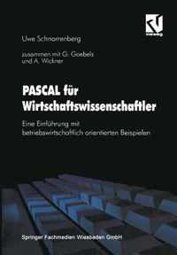 Pascal Für Wirtschaftswissenschaftler