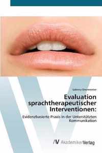 Evaluation sprachtherapeutischer Interventionen