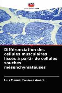 Differenciation des cellules musculaires lisses a partir de cellules souches mesenchymateuses