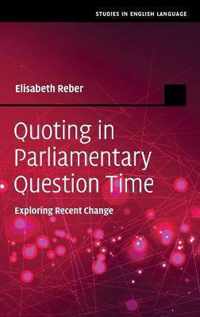 Quoting in Parliamentary Question Time