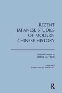 Recent Japanese Studies of Modern Chinese History