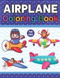 Airplane Coloring Book For Kids