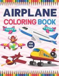 Airplane Coloring Book For Kids