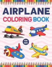 Airplane Coloring Book For Kids