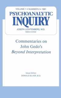 Commentaries: Psychoanalytic Inquiry, 1.2