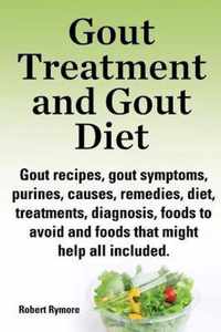 Gout treatment and gout diet. Gout recipes, gout symptoms, purines, causes, remedies, diet, treatments, diagnosis, foods to avoid and foods that might help all included.