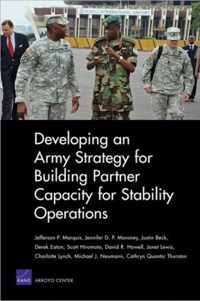 Developing an Army Strategy for Building Partner Capacity for Stability Operations