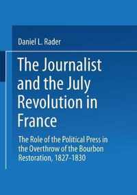 The Journalists and the July Revolution in France