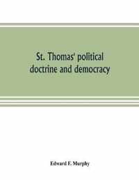 St. Thomas' political doctrine and democracy