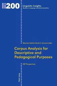 Corpus Analysis for Descriptive and Pedagogical Purposes