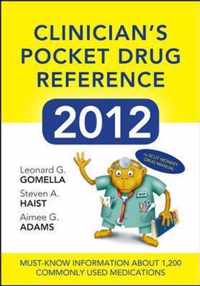 Clinicians Pocket Drug Reference 2012