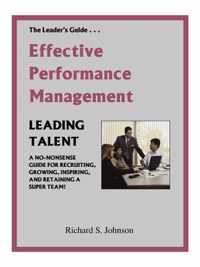 Effective Performance Management