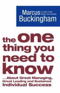 The One Thing You Need to Know