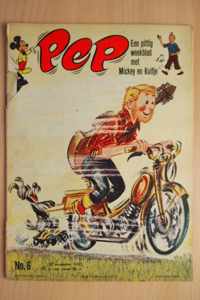 Pep No.6 - Een pittig weekblad met Mickey en Kuifje - 10 november 1962