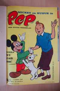 Pep - ingebonden Peps No.1 t.e.m. No.17 - 6 oktober 1962 t.e.m. 27 april 1963