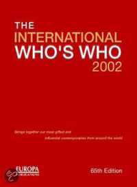 The International Who's Who 2002