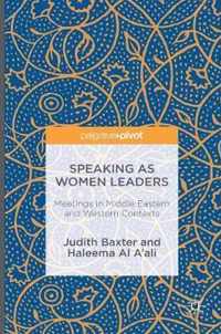 Speaking As Women Leaders