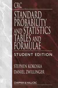 CRC Standard Probability and Statistics Tables and Formulae, Student Edition