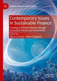 Contemporary Issues in Sustainable Finance