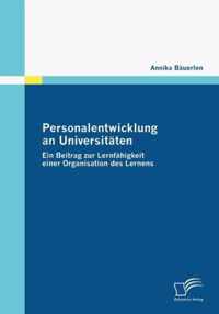 Personalentwicklung an Universitaten