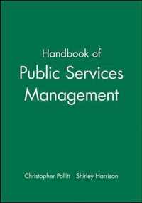 Handbook of Public Services Management