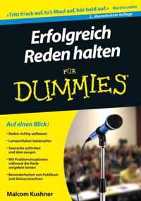 Erfolgreich Reden Halten fur Dummies 2e